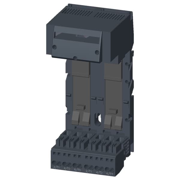 Twin extension block Connection main circuit: Spring-type terminal 2 slots for compact load feeders - Image 3