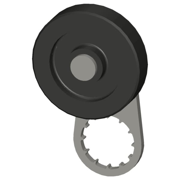 twist lever for position switch 3SE51 metal lever 27 mm long - Image 3