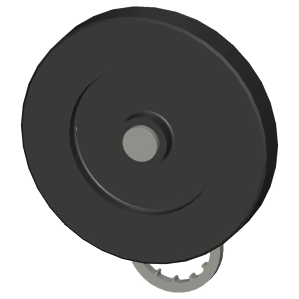 twist lever for position switch 3SE51 metal lever 27 mm long - Image 3