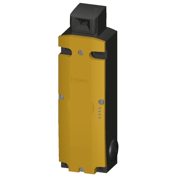 safety position switch with guard lock locking force 2600 N 5 approach directions solenoid-locked magnet voltage 24 V DC monitoring actuator 2 NC/1 NO monitoring magnet 2 NC/1 NO LED display yellow/green supplied without actuator - Image 4