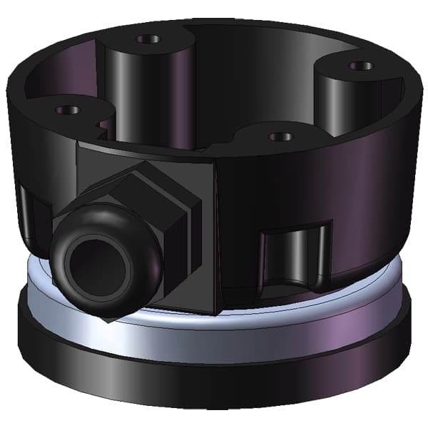 connection socket for lateral cable entry Side cable outlet - Image 3