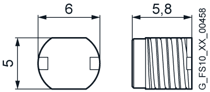 transponder MDS D127 for RF200/RF300 ISO on-metal transponder M6 ISO 15693 chip type - Image 2