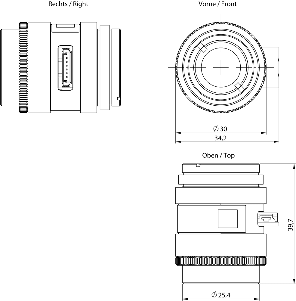 E-focus lens 35 mm only for MV500 devices MLFB: 6GF3540-0CD10 - Image 2