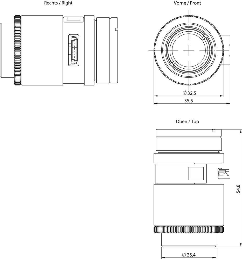 E-focus lens 50 mm Only for MV500 devices MLFB: 6GF3540-0CD10 - Image 2