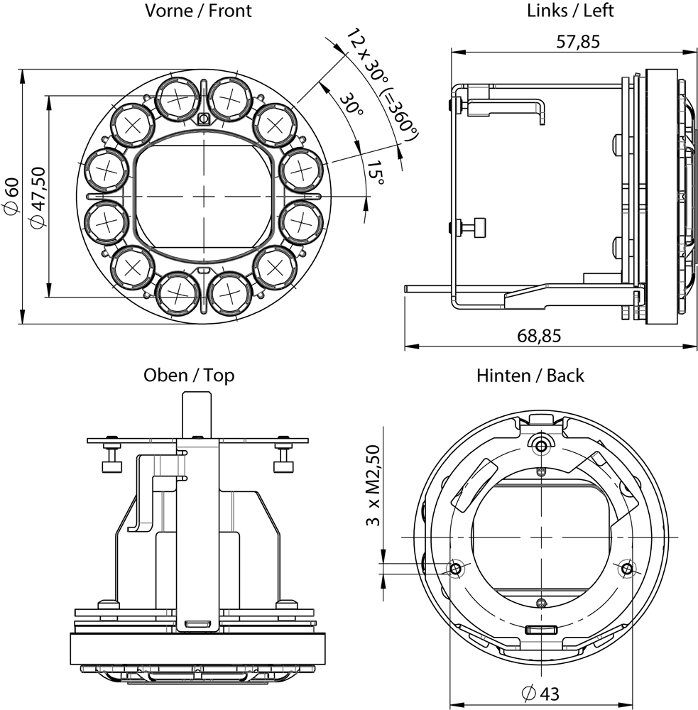 built-in ring light MV540 IR remote for MV500 devices (MLFB: 6GF3540-0CD10 - Image 2