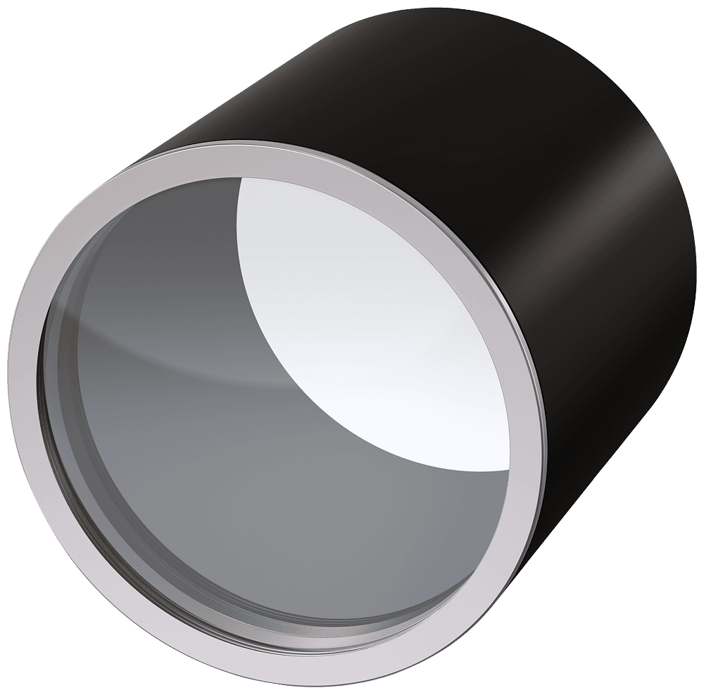 MV500 protective barrel glass degree of protection IP67 for MV500 devices face plate: glass enclosure: metal for lens length without/with built-in ring light 48.5 mm/23.9 mm For lens width without/with built-in ring light 60.4 mm/41.6 mm Suitable for lenses (MLFB): 6GF9001-1BL01 - Image 3