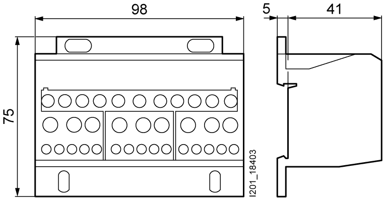 distribution block 4-pole - Image 2