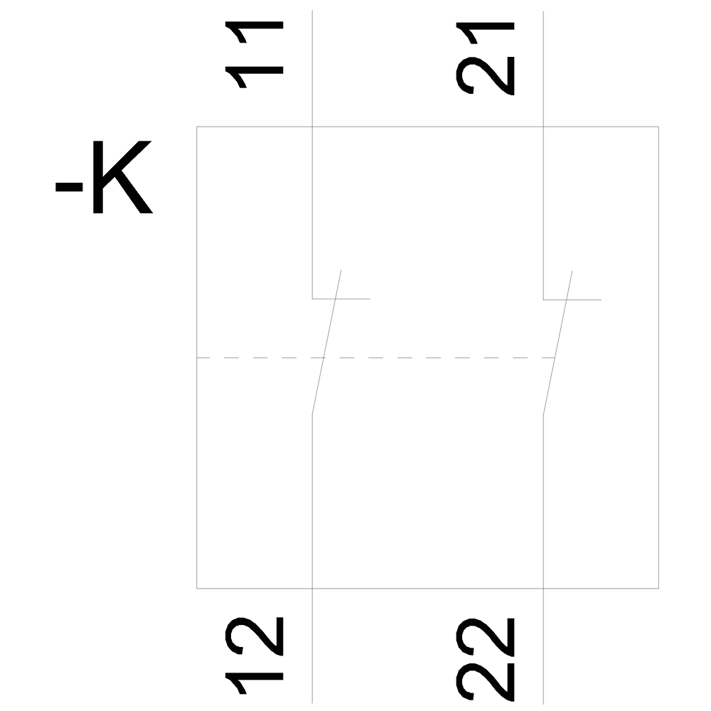 auxiliary switch 2 NC with test button for miniature circuit breakers 5SL - Image 5