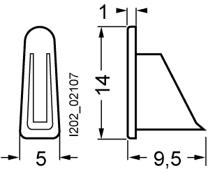 End cap 1-phase for pin busbars according to UL 508 - Image 2