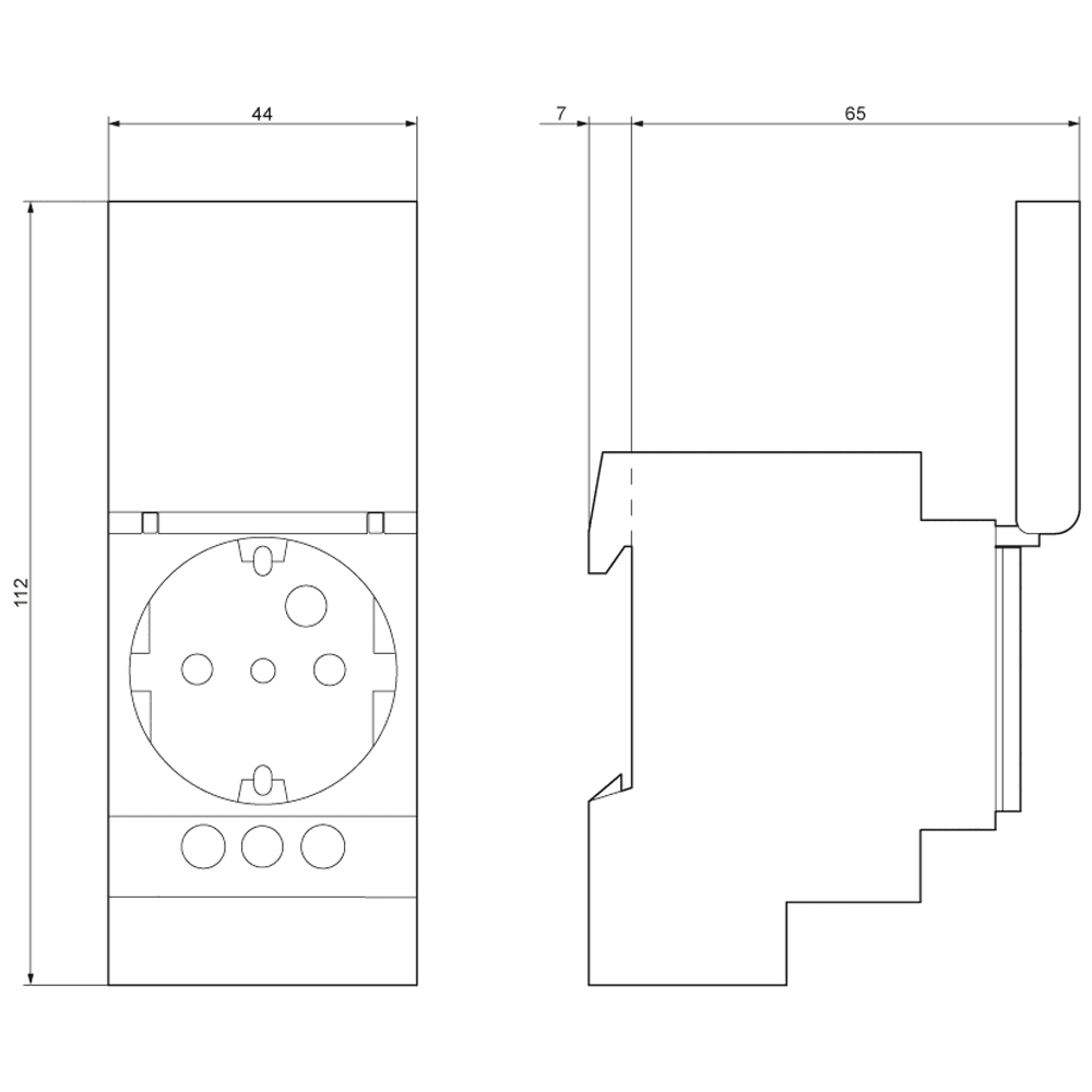 Socket outlet 16 A with cover - Image 2