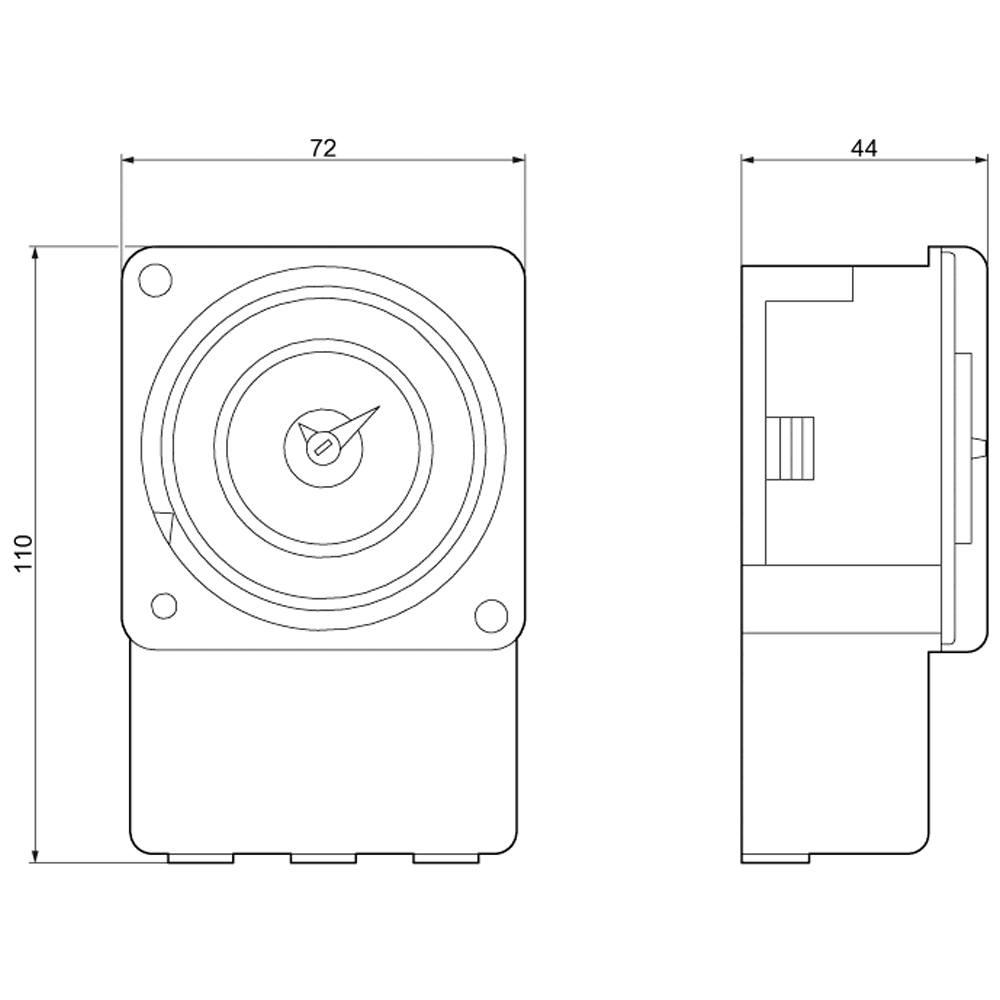 Synchronous time switch Day 1 change-over contact 230V/50Hz Surface-mounting - Image 2