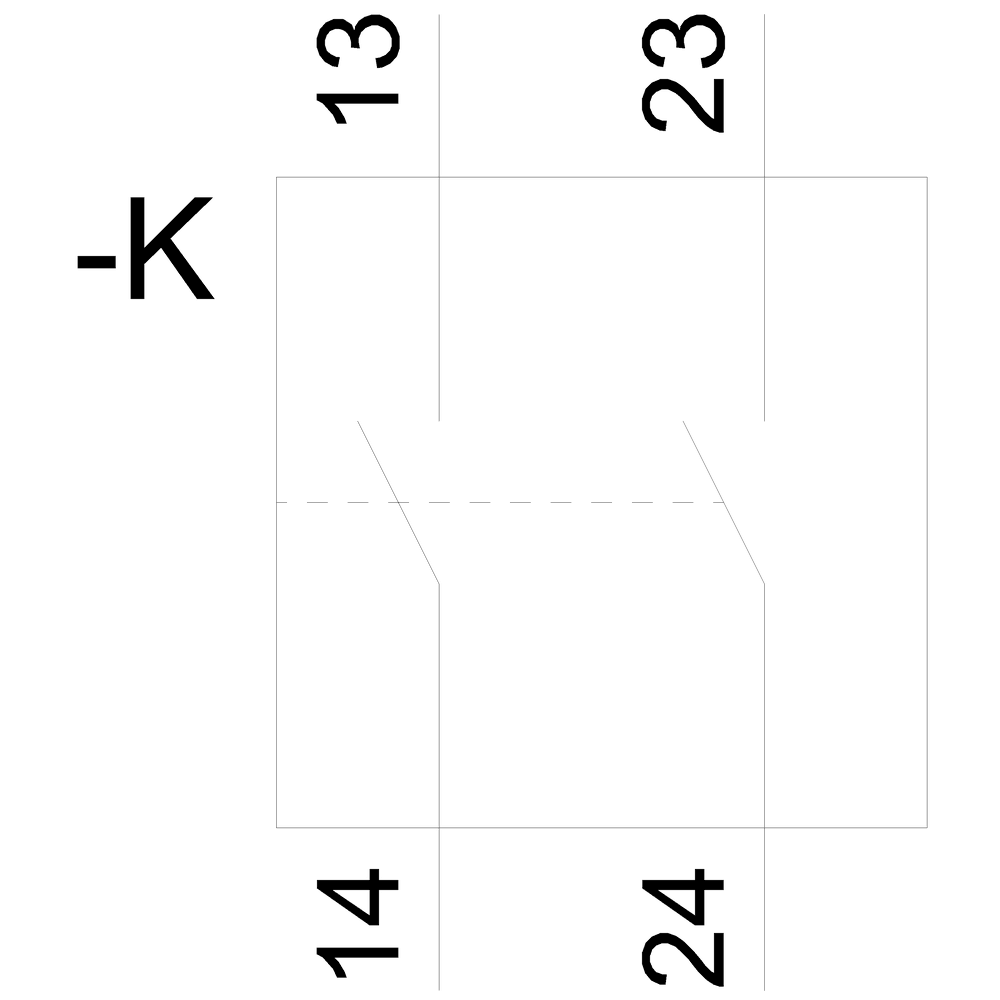auxiliary switch 2 NO for miniature circuit breakers 5SL - Image 5