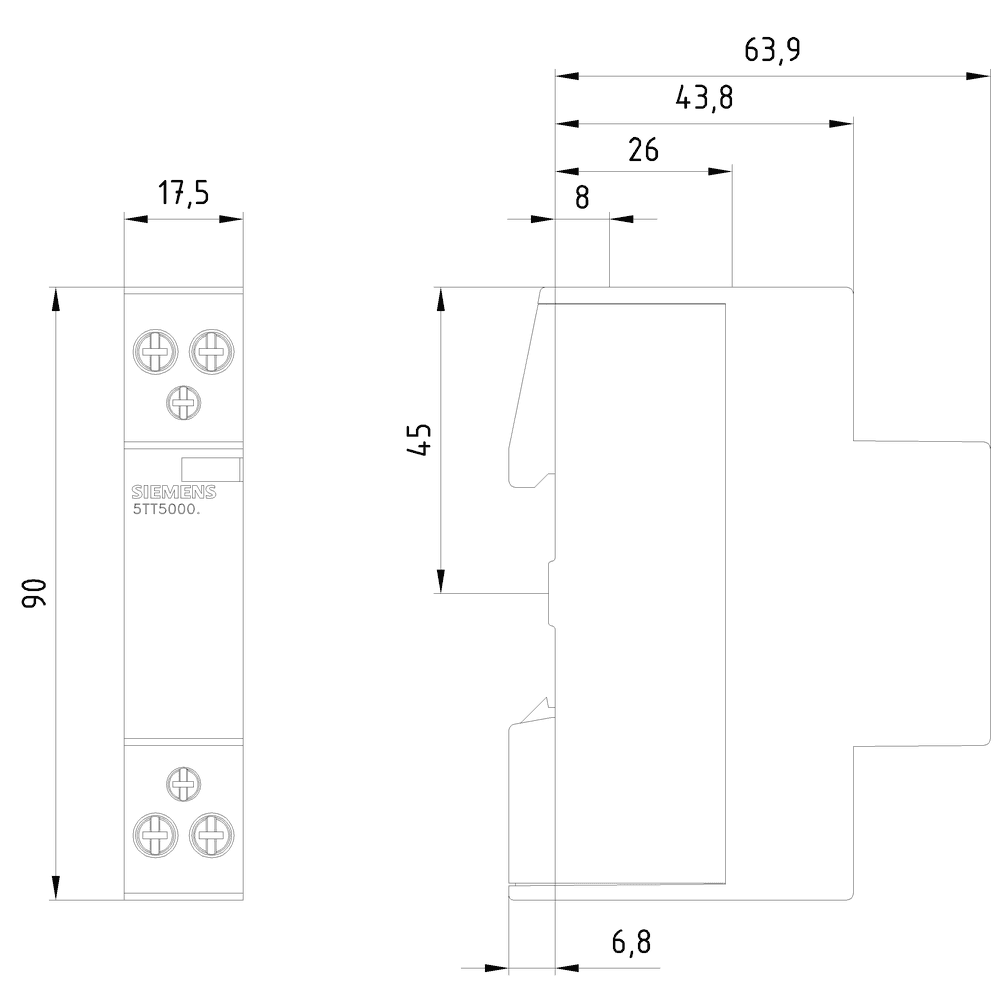 insta contactor with 2 NO contacts for 230 V AC - Image 2