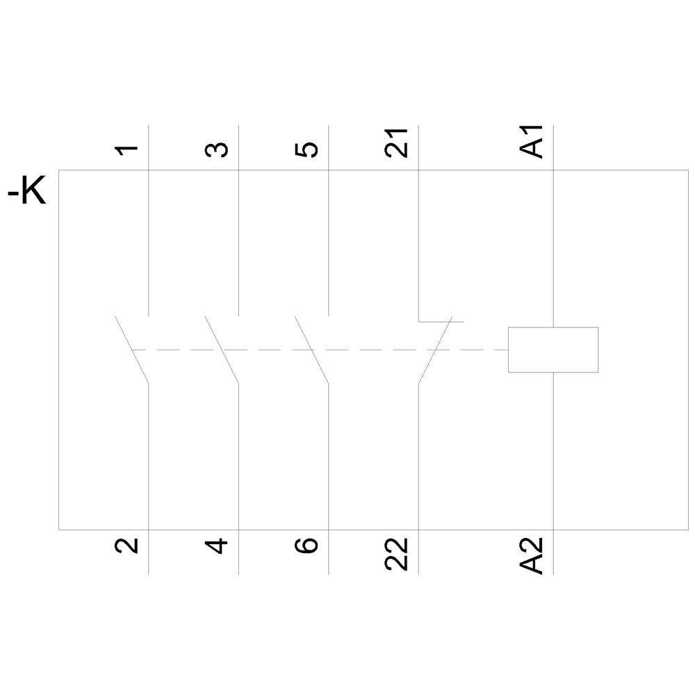 insta contactor with 2 NO and 2 NC contact for 230 V AC - Image 4