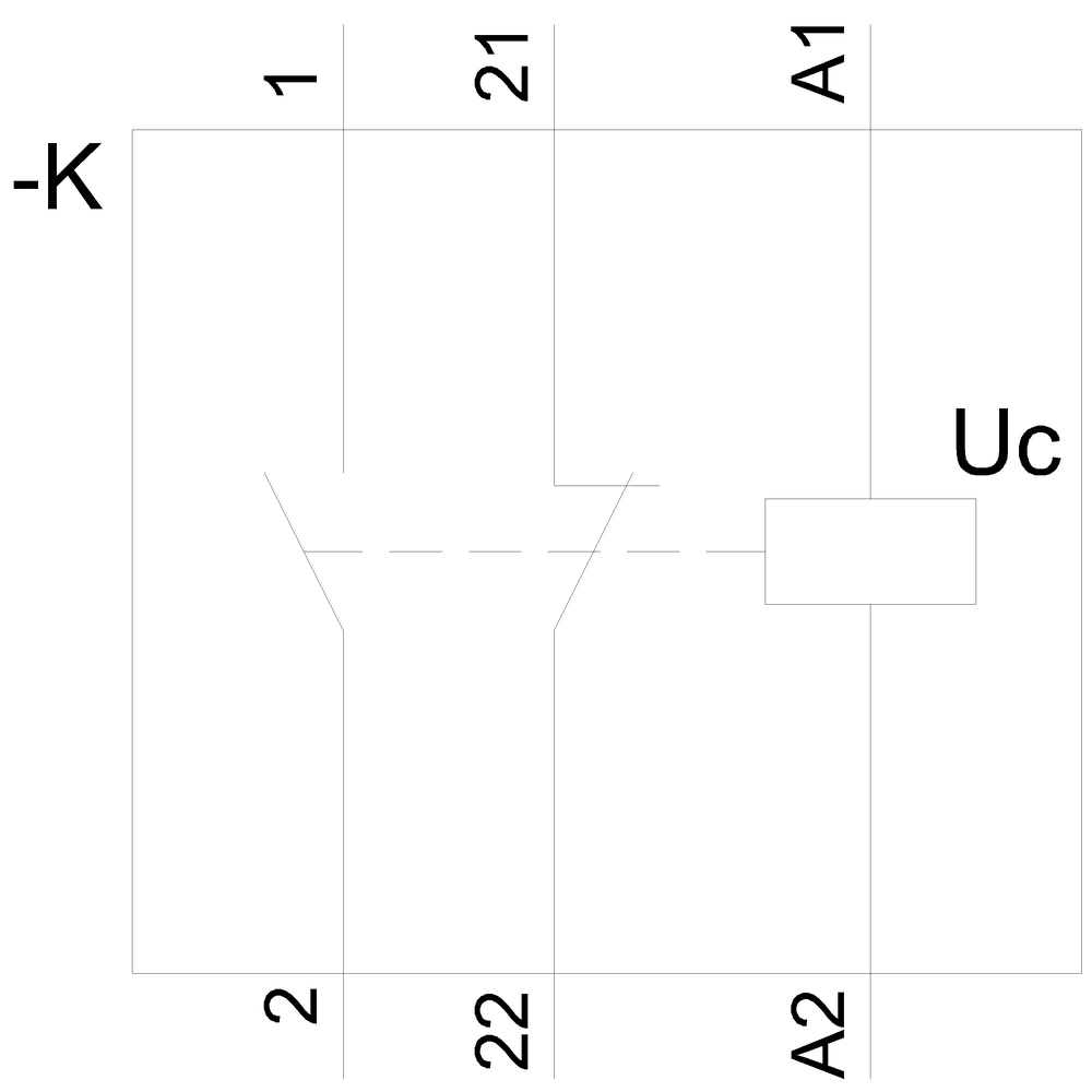 insta contactor with 1 NO contact and 1 NC contact for 230 V AC - Image 4