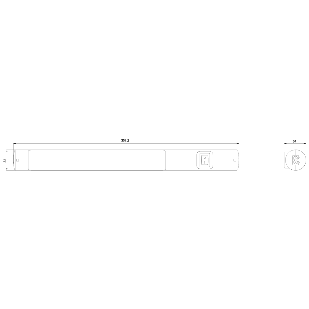 LED lamp 025 Magnetic fixing 24-48 V DC - Image 2