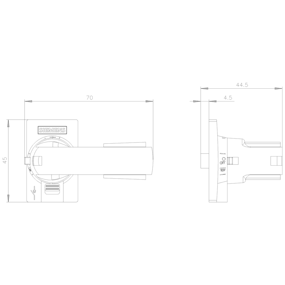 Accessory for 3KD size 2 Direct operating mechanism - Image 2