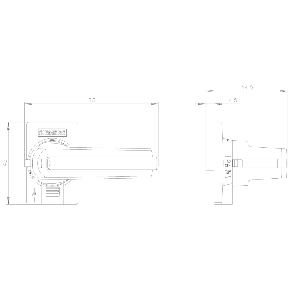 Accessory for 3KD size 2 Direct operating mechanism - Image 2