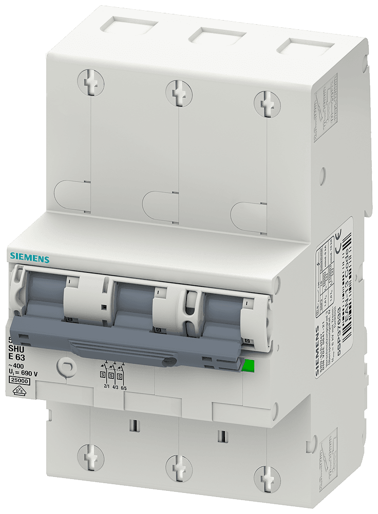 Main miniature circuit breaker (SHU) by Siemens