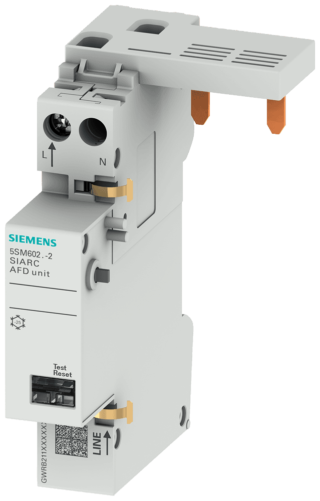 Arc fault detection device block AFDD by Siemens