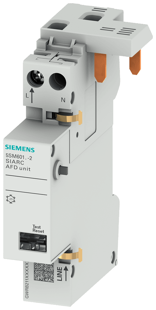 Arc fault detection device block AFDD by Siemens