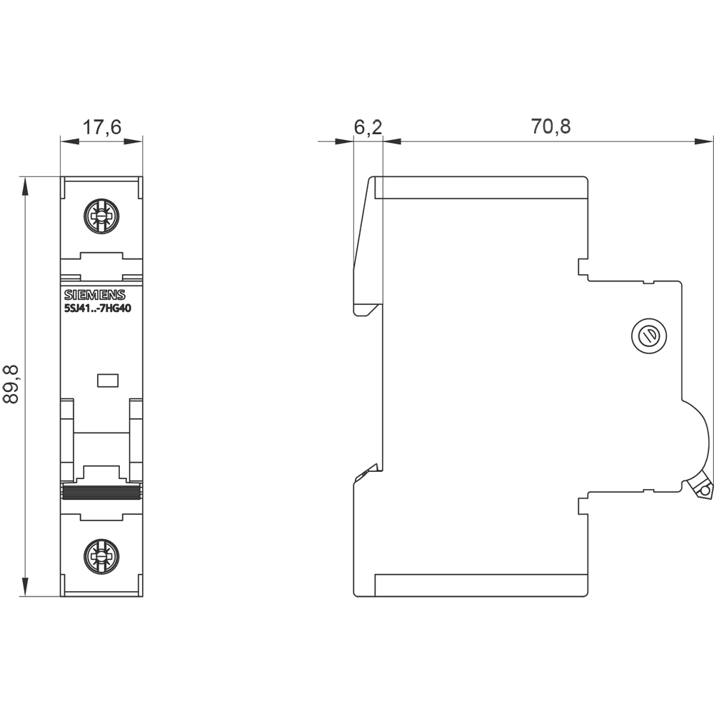 Miniature circuit breaker 240 V 14kA - Image 2