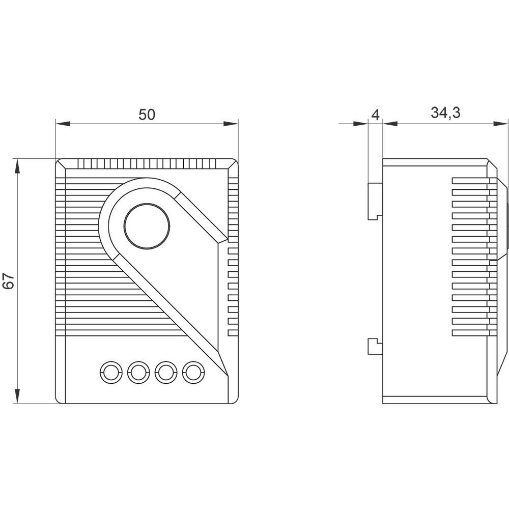 mech. thermostat NC contact 10 to 60 °C - Image 2