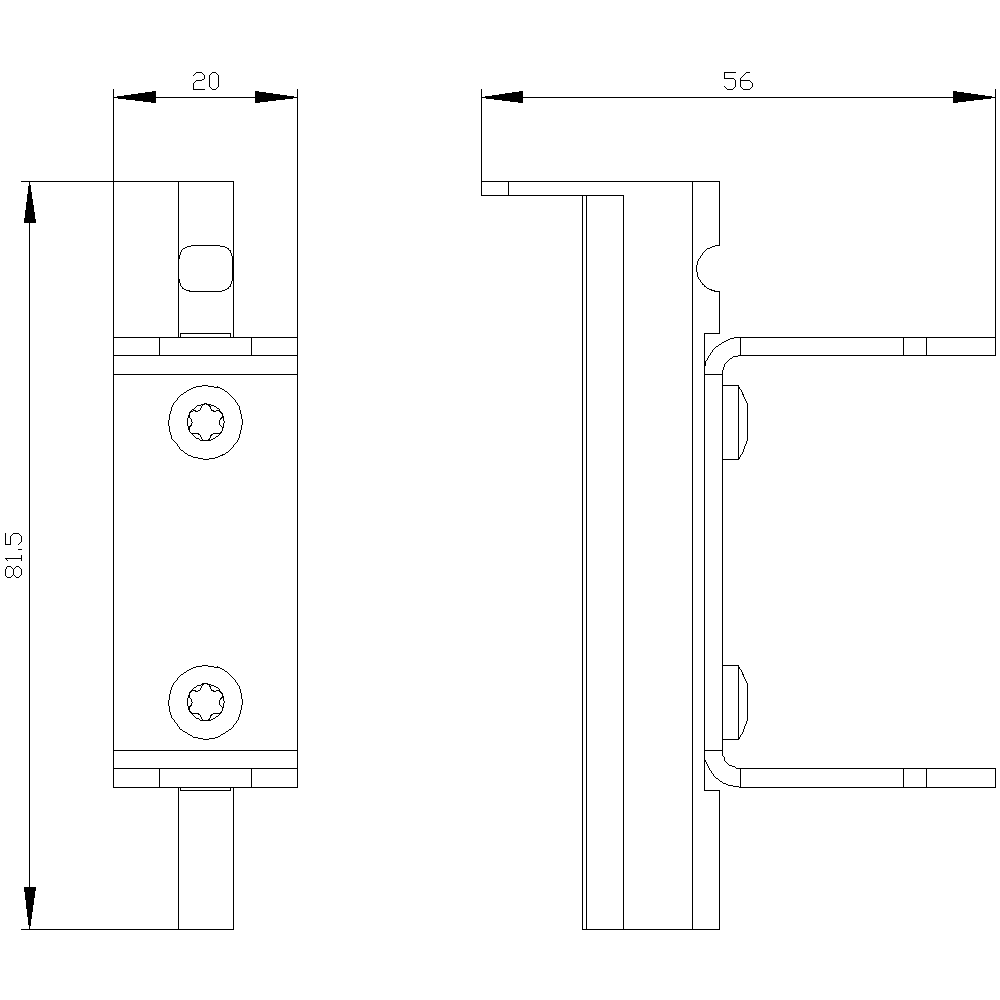 LV HRC disconnecting blade Size NH00 - Image 2