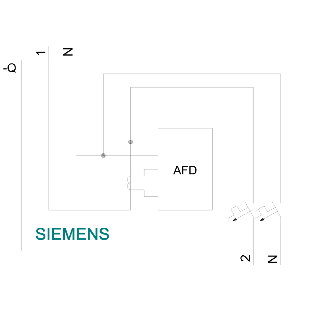 5SV6 AFDD/MCB 6kA B25 1+N 1MW Big Pack 12 pcs - Image 5