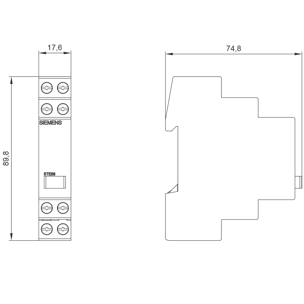 Light Indicator 1x LED 12..60V red - Image 2