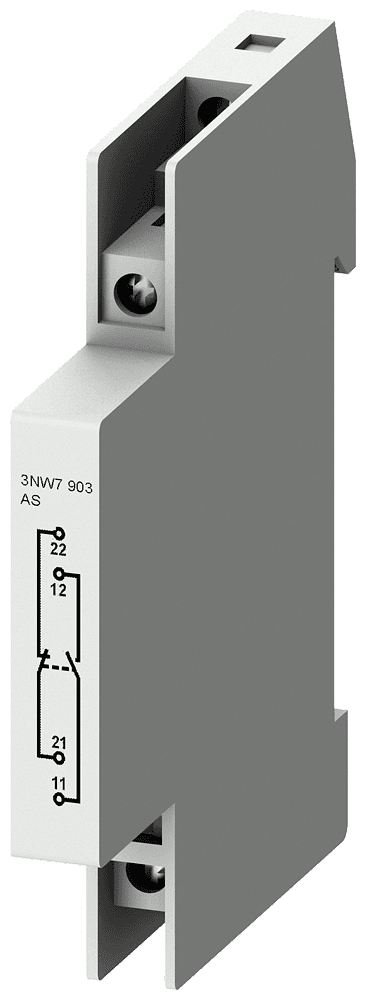 auxiliary switch 1 CO for cylindrical fuse holder size 10x 38 mm/8x 32 mm by Siemens