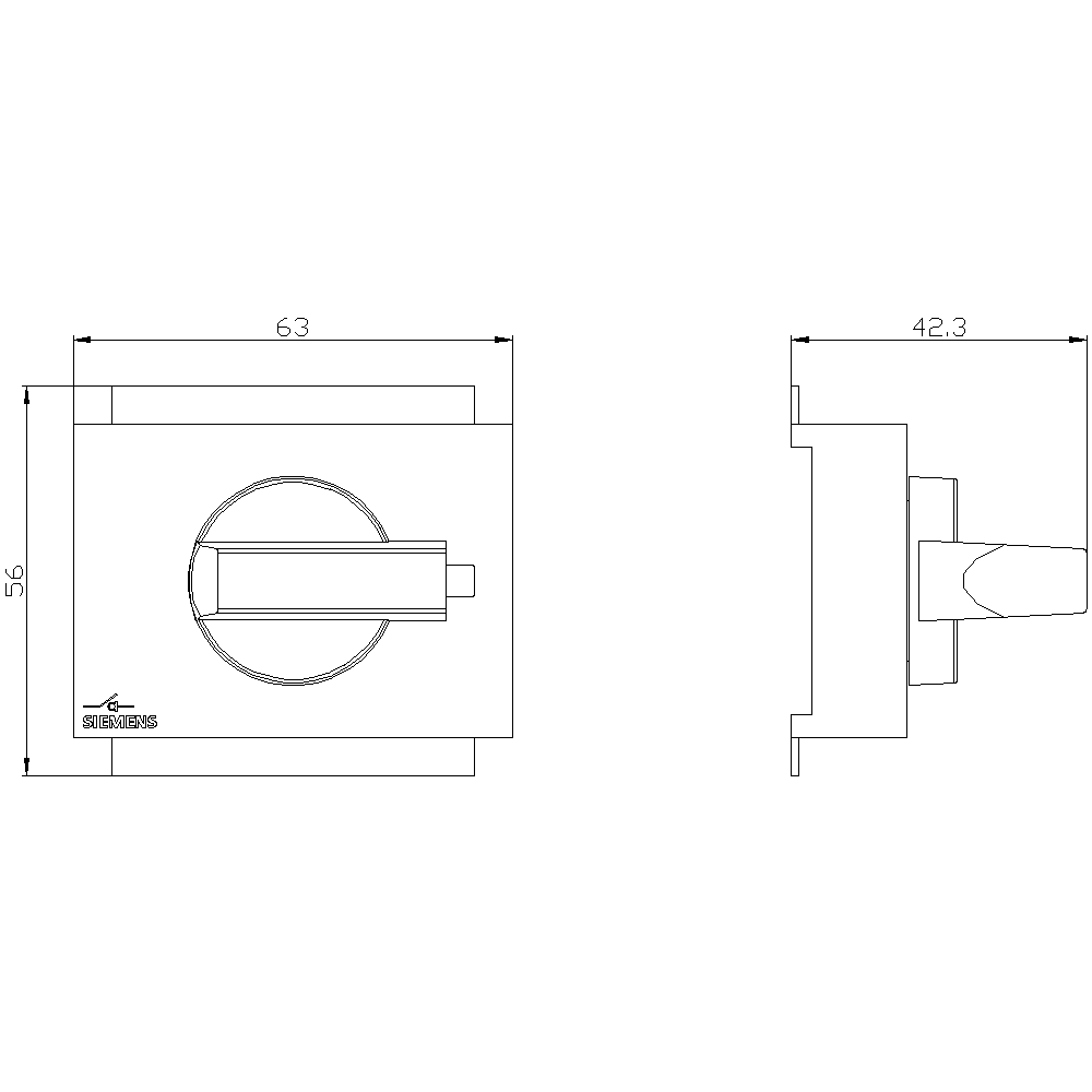 Accessory for 3KD0 size 01 direct handle - Image 2