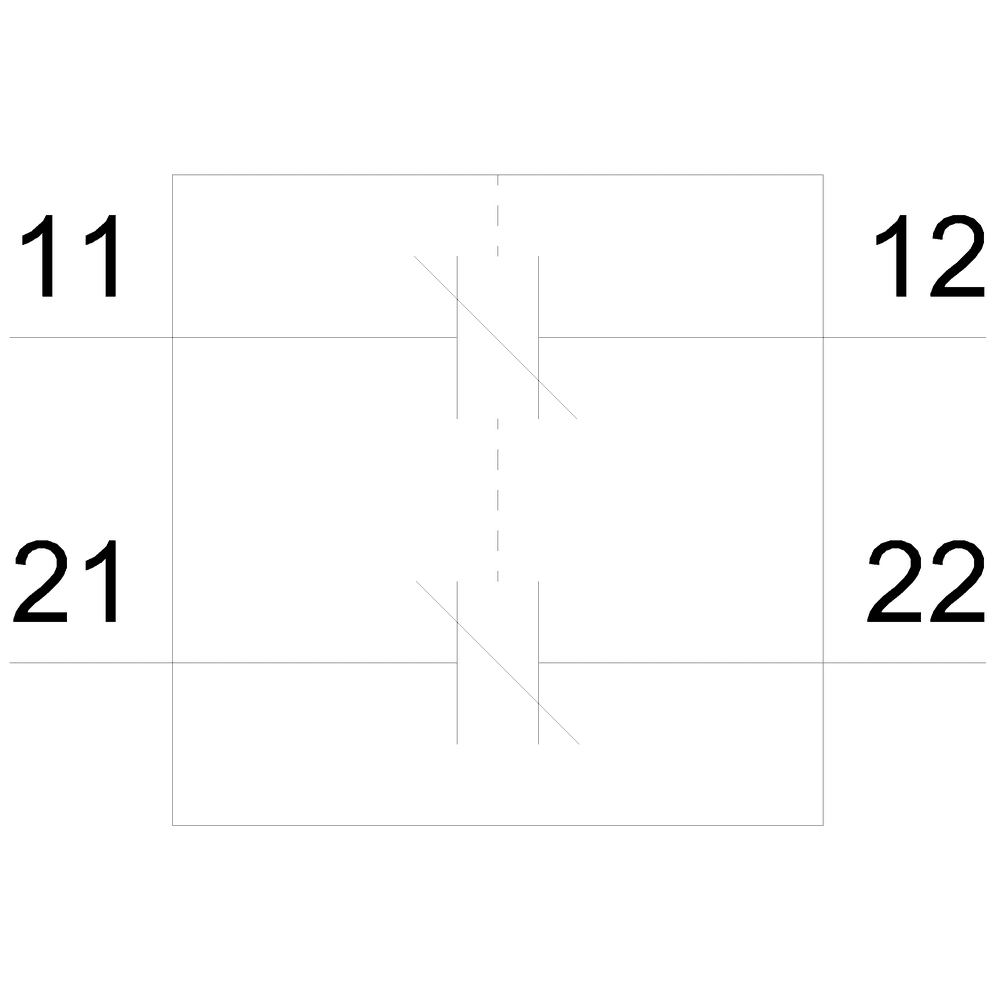 auxiliary switch 2 NC for miniature circuit breakers 5SL - Image 4