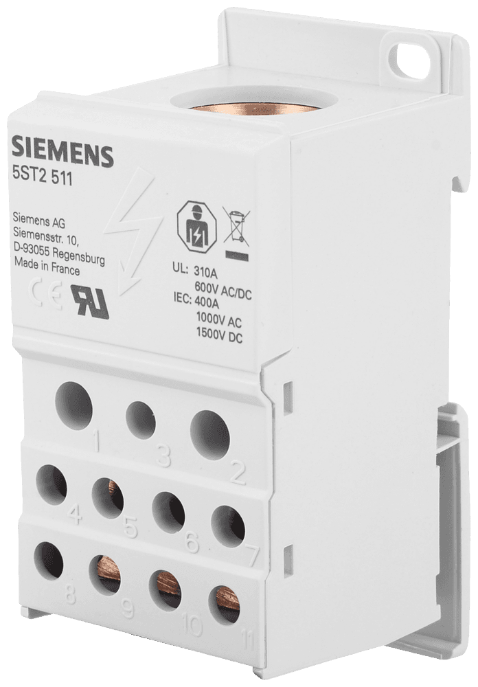 distribution block 1-pole by Siemens