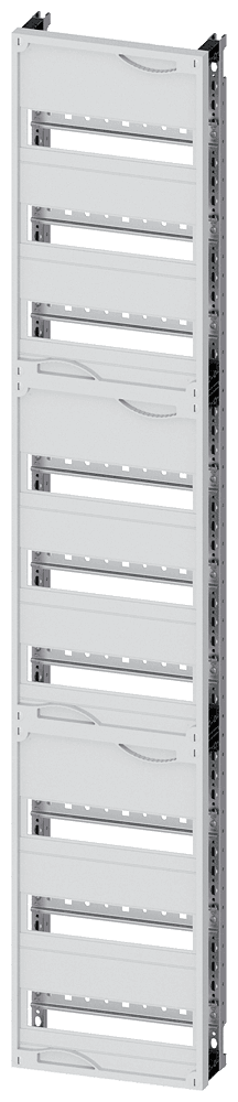 ALPHA 400 DIN quick assembly kit for modular installation devices tier spacing 125 mm 2 units N/PE-plug-in terminal H=1350 by Siemens