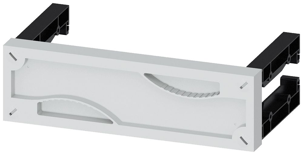 ALPHA 400/630/1250 DIN assembly kit front cover for unequipped panel H = 75 mm by Siemens