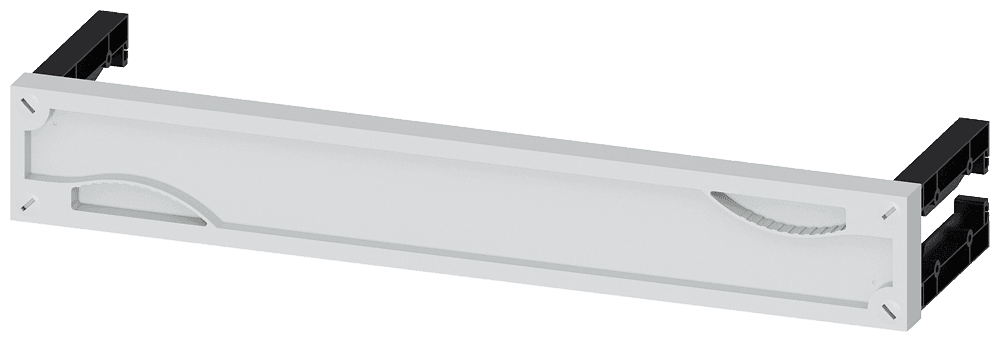 ALPHA 400/630/1250 DIN assembly kit front cover for unequipped panel H = 75 mm by Siemens