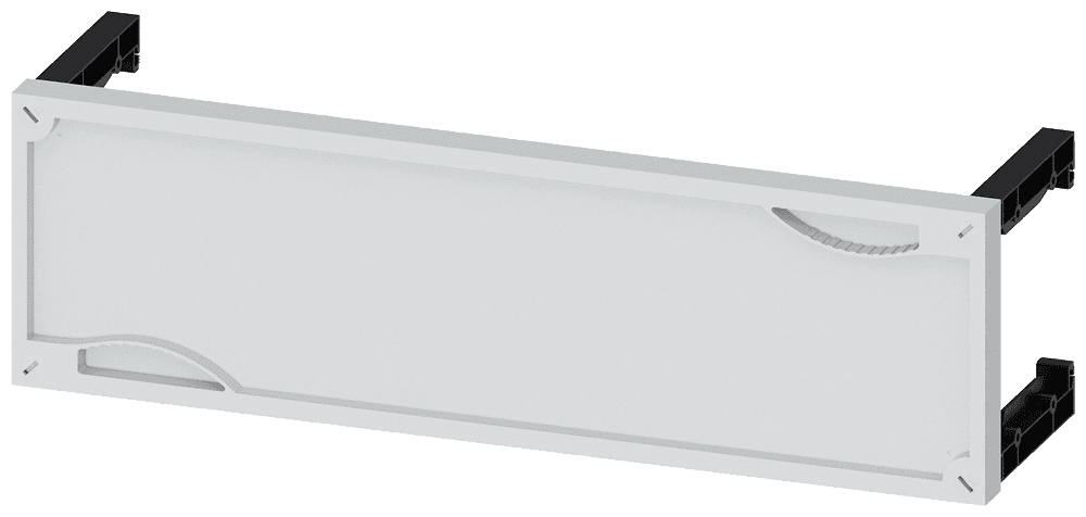 ALPHA 400/630/1250 DIN assembly kit front cover for unequipped panel H = 150 mm by Siemens