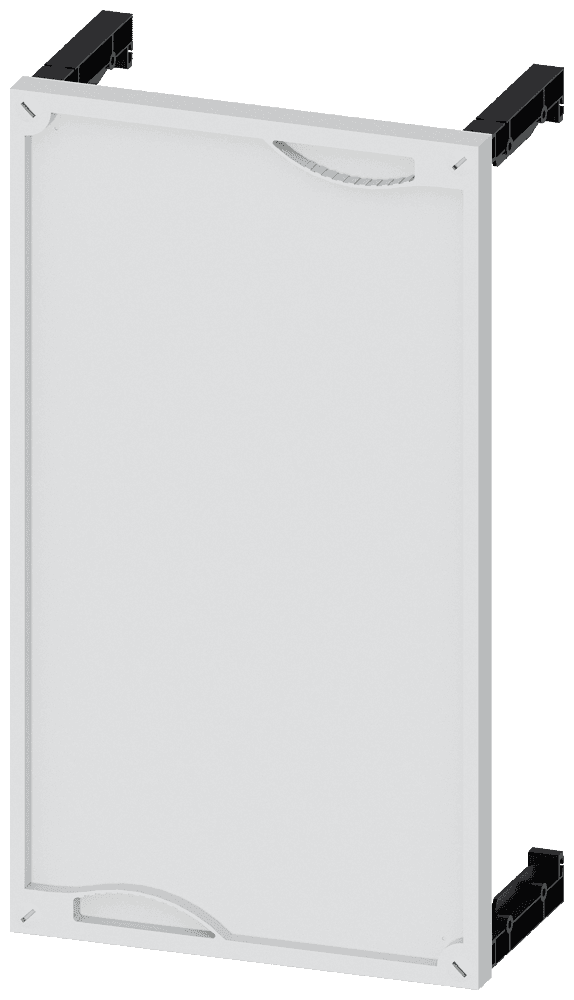 ALPHA 160 DIN assembly kit mounting plate section cover closed H = 450 mm by Siemens