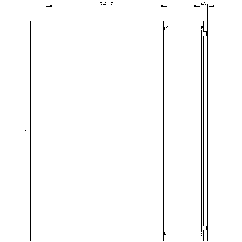 ALPHA 160/400 DIN spare part door - Image 2