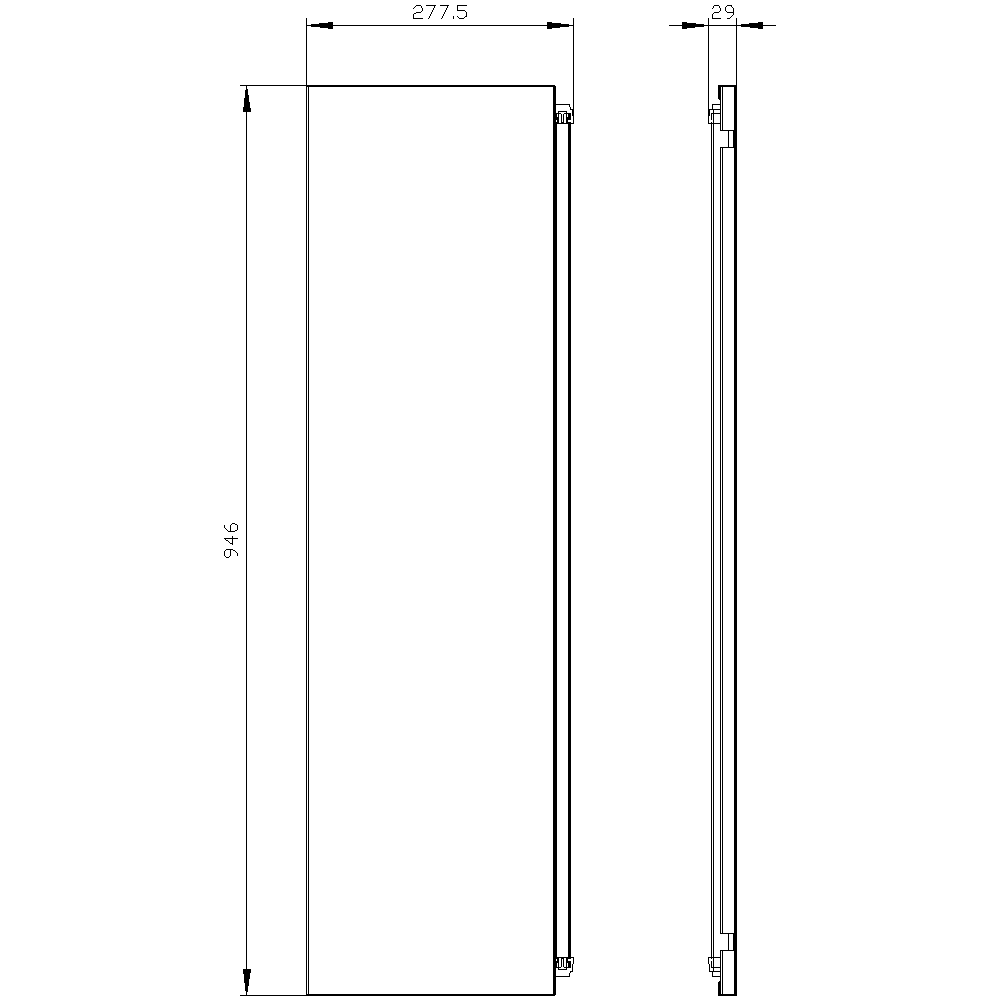 ALPHA 160/400 DIN spare part door - Image 2