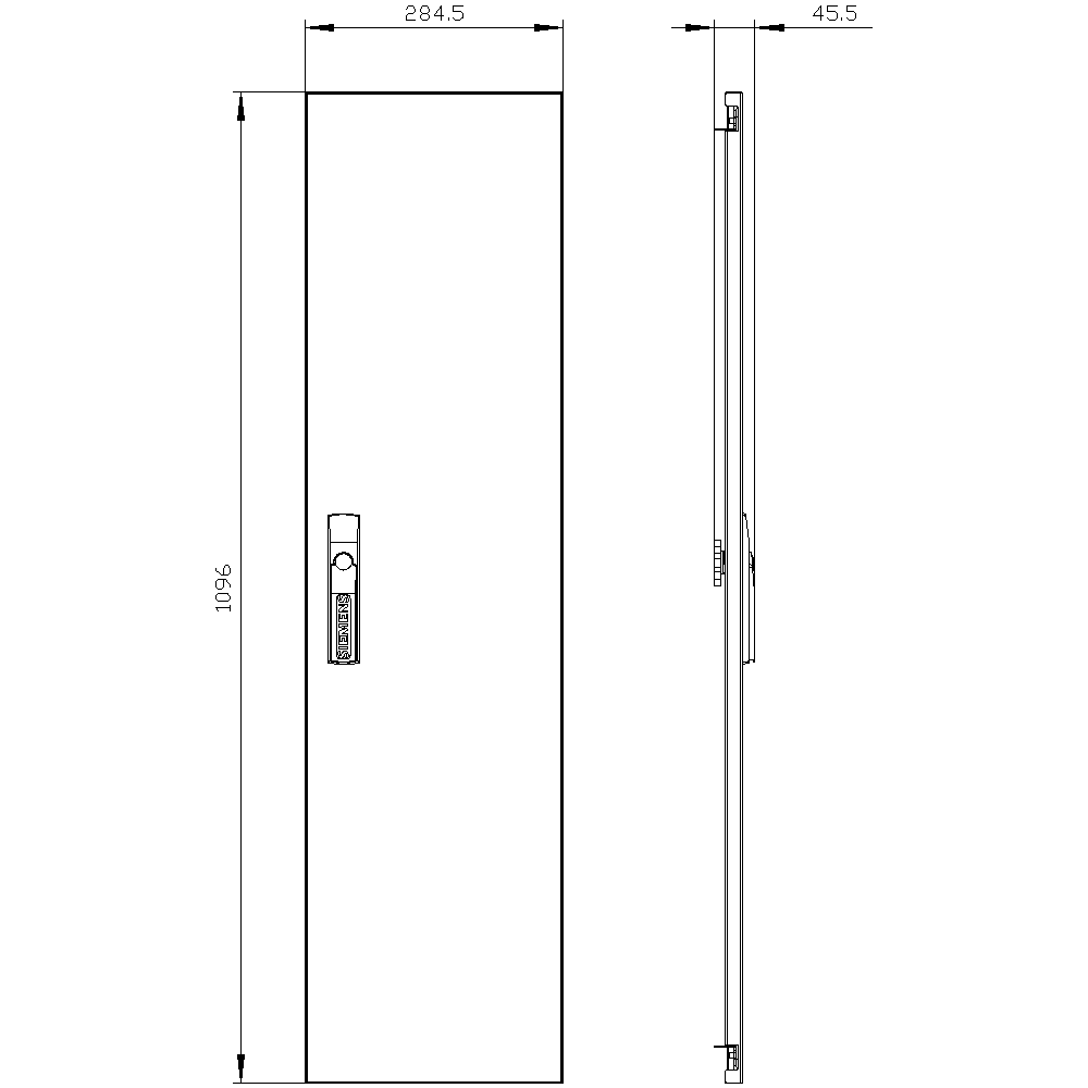 ALPHA 160/400 DIN spare part door - Image 2