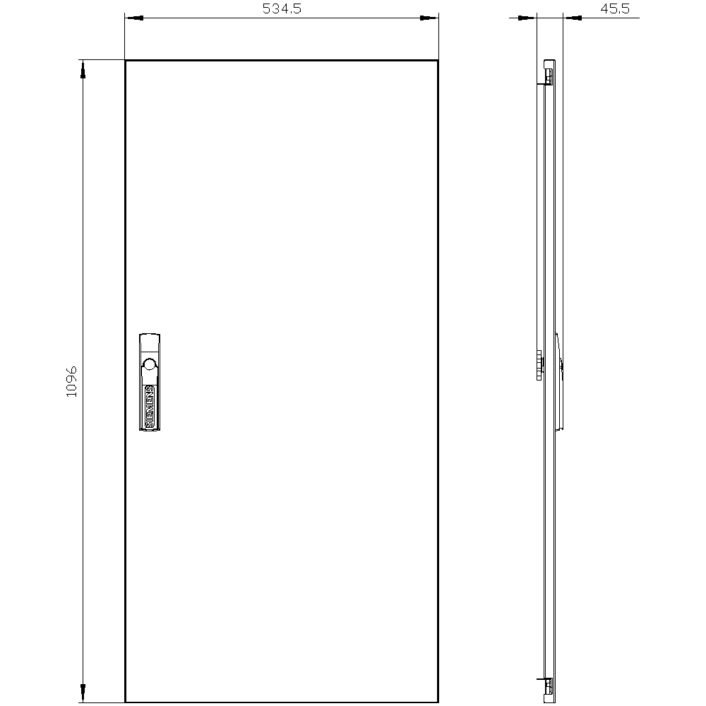 ALPHA 160/400 DIN spare part door - Image 2