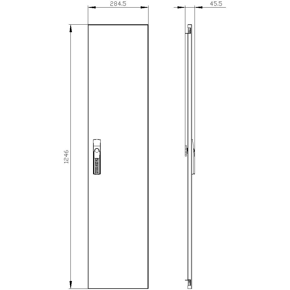 ALPHA 400 DIN spare part door - Image 2