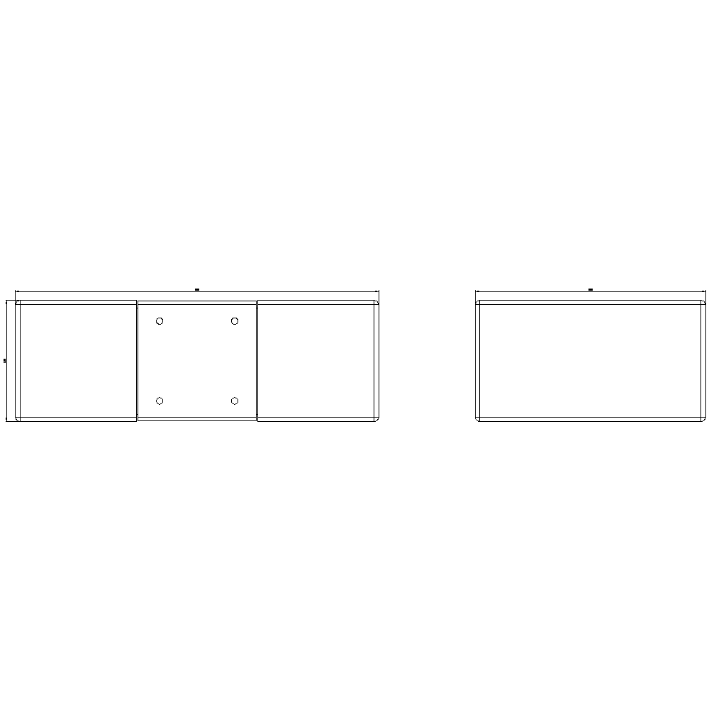 ALPHA 630 DIN base H = 100 mm - Image 2