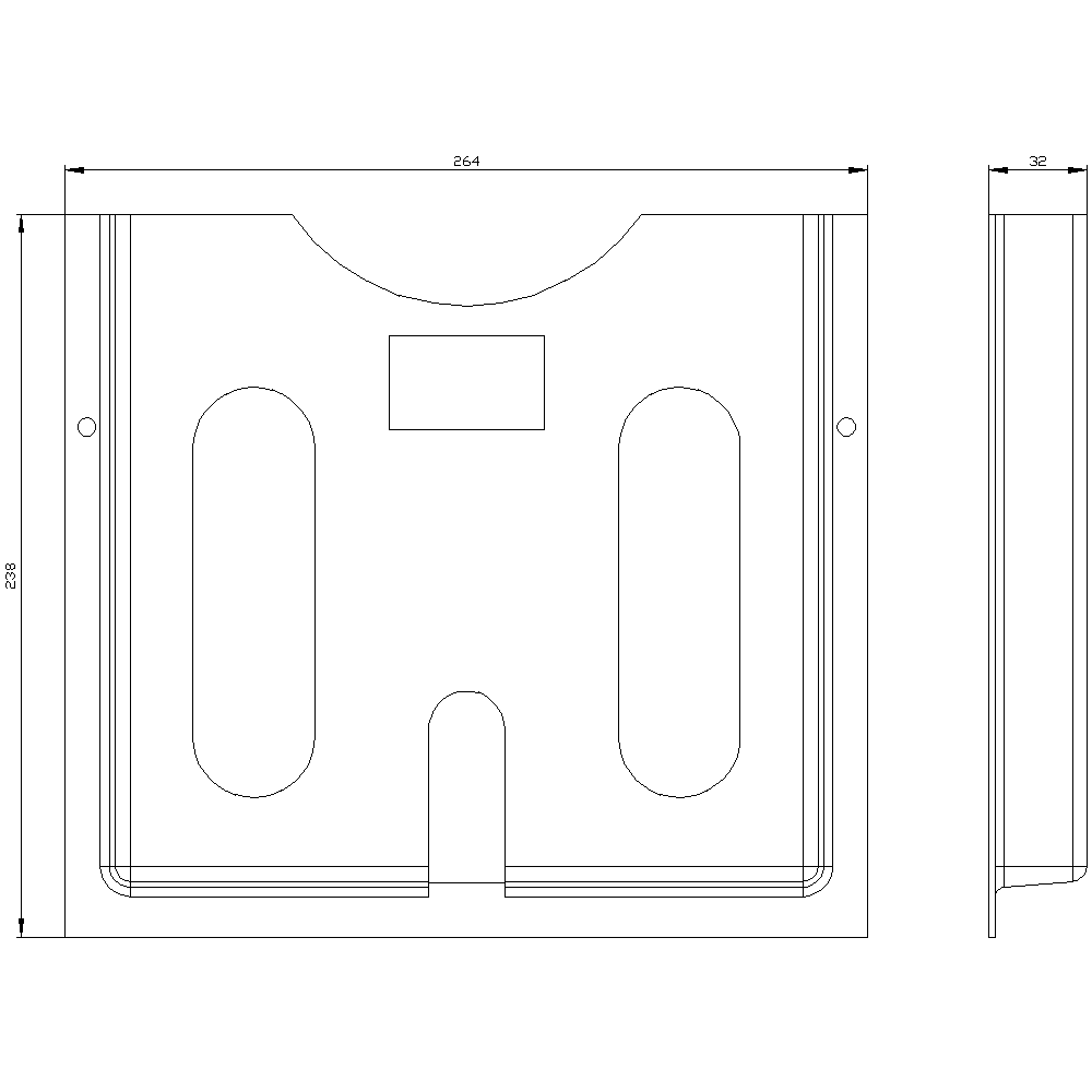 ALPHA circuit diagram pocket depth 30 mm pack of 25 units plastic - Image 2