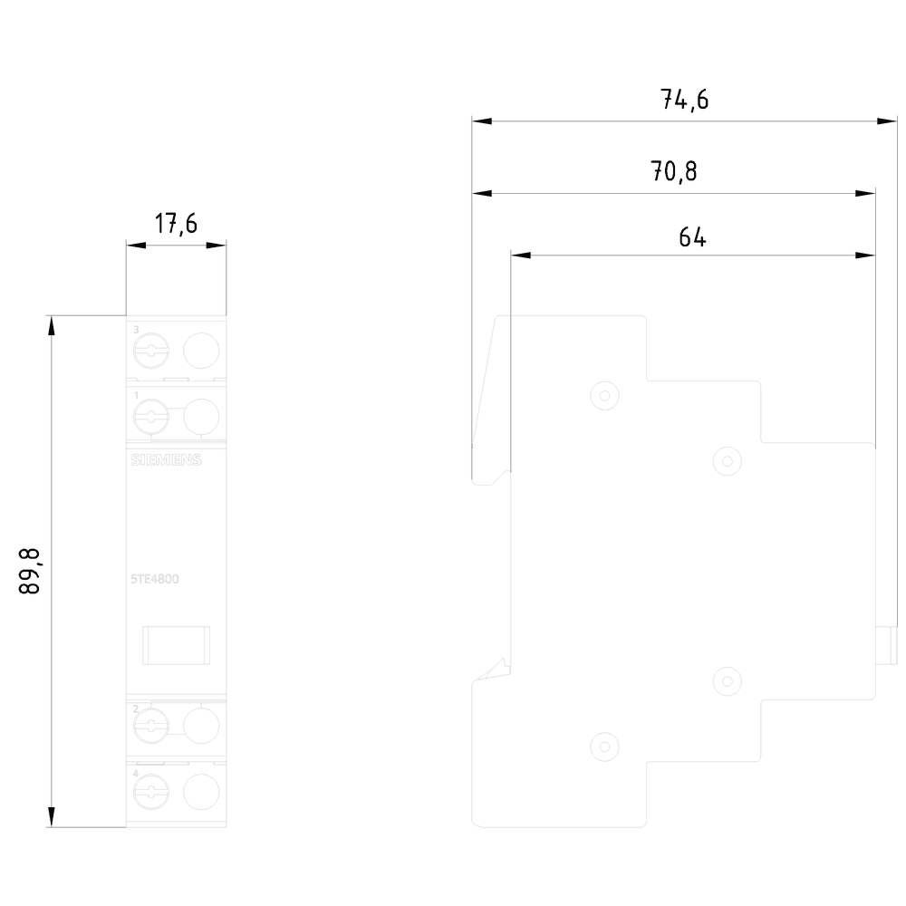 pushbutton 2 NO + 2 NC - Image 2
