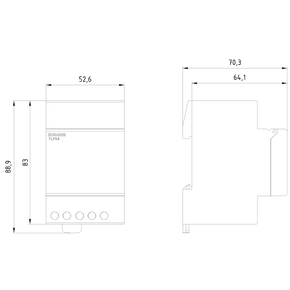 Quartz time switch Day 1 change-over contact 230V/50-60Hz 3 MW - Image 2