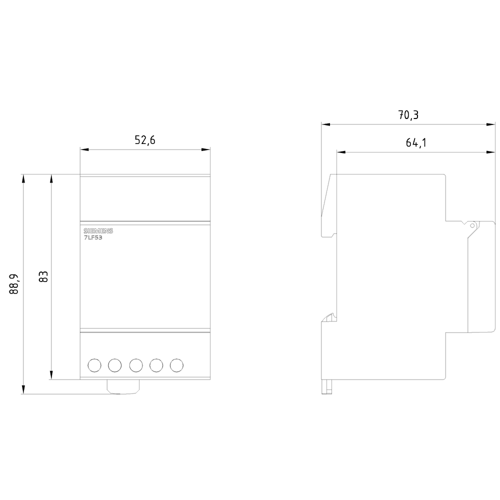 Quartz time switch Week 1 change-over contact 230 V/50-60 Hz 3 MW - Image 2