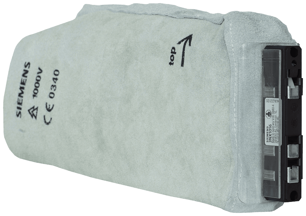 Fuse-puller for LV HRC fuse size 000 to 3 with leather sleeve by Siemens